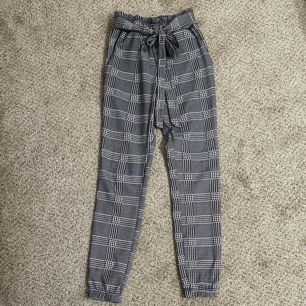 Windsor Gray Plaid Pants